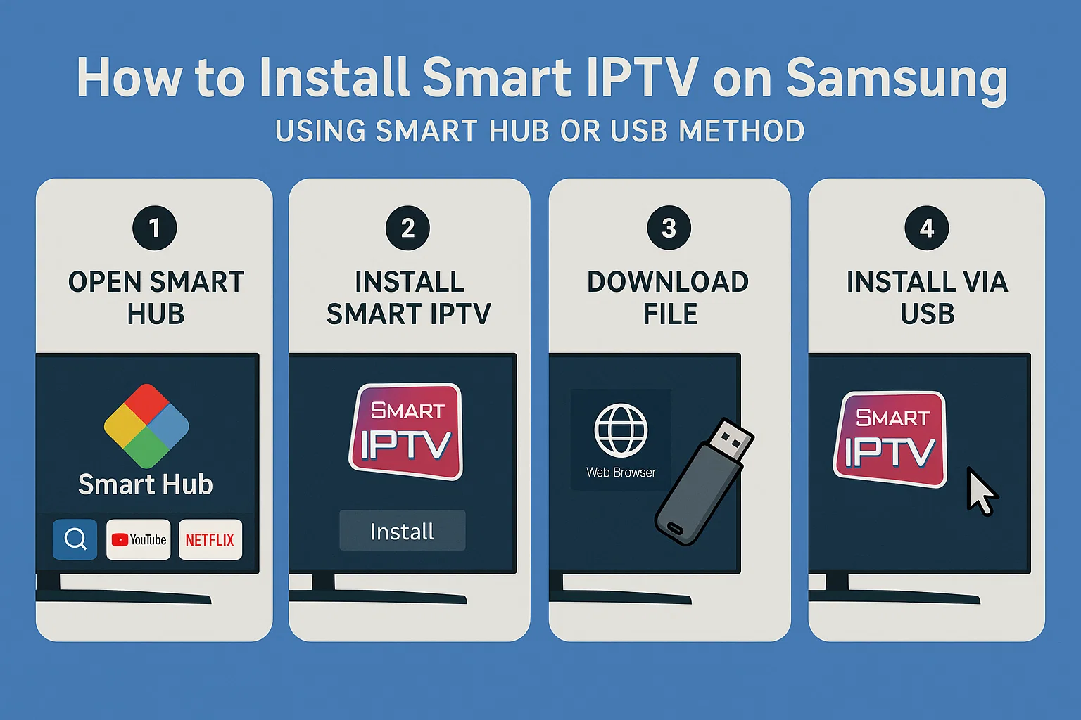 how to install smart iptv on samsung